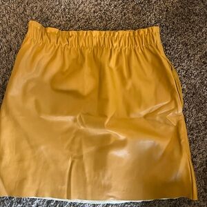 Zara Mustard Mini Skirt